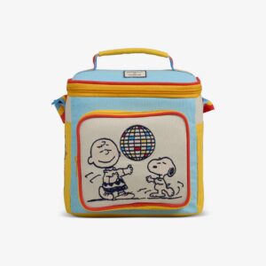 Snoopy Disco Party Square Lunch Cooler Bag